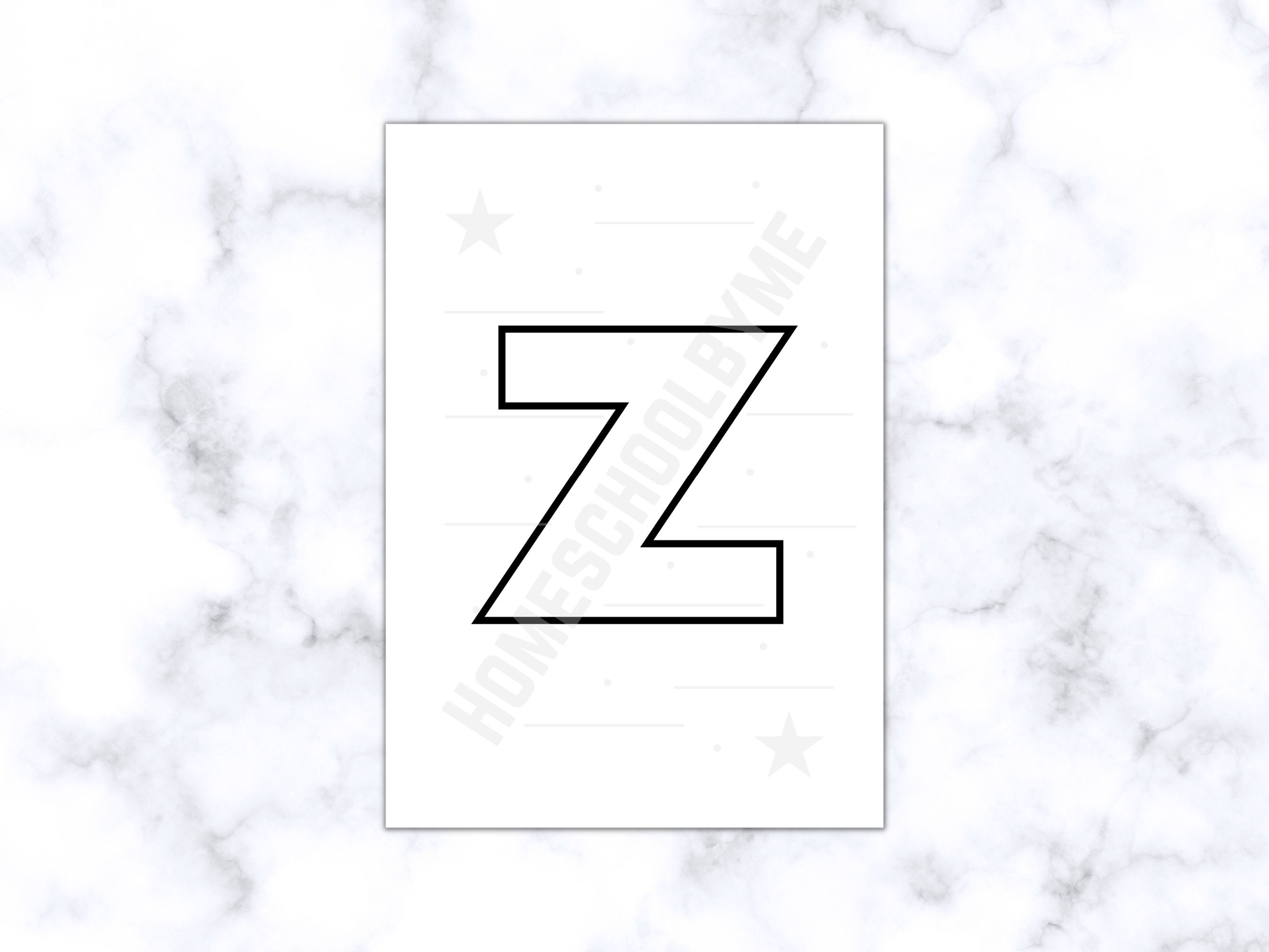 Printable Lower-case Letters to Trace and Colour in Individual Alphabet ...