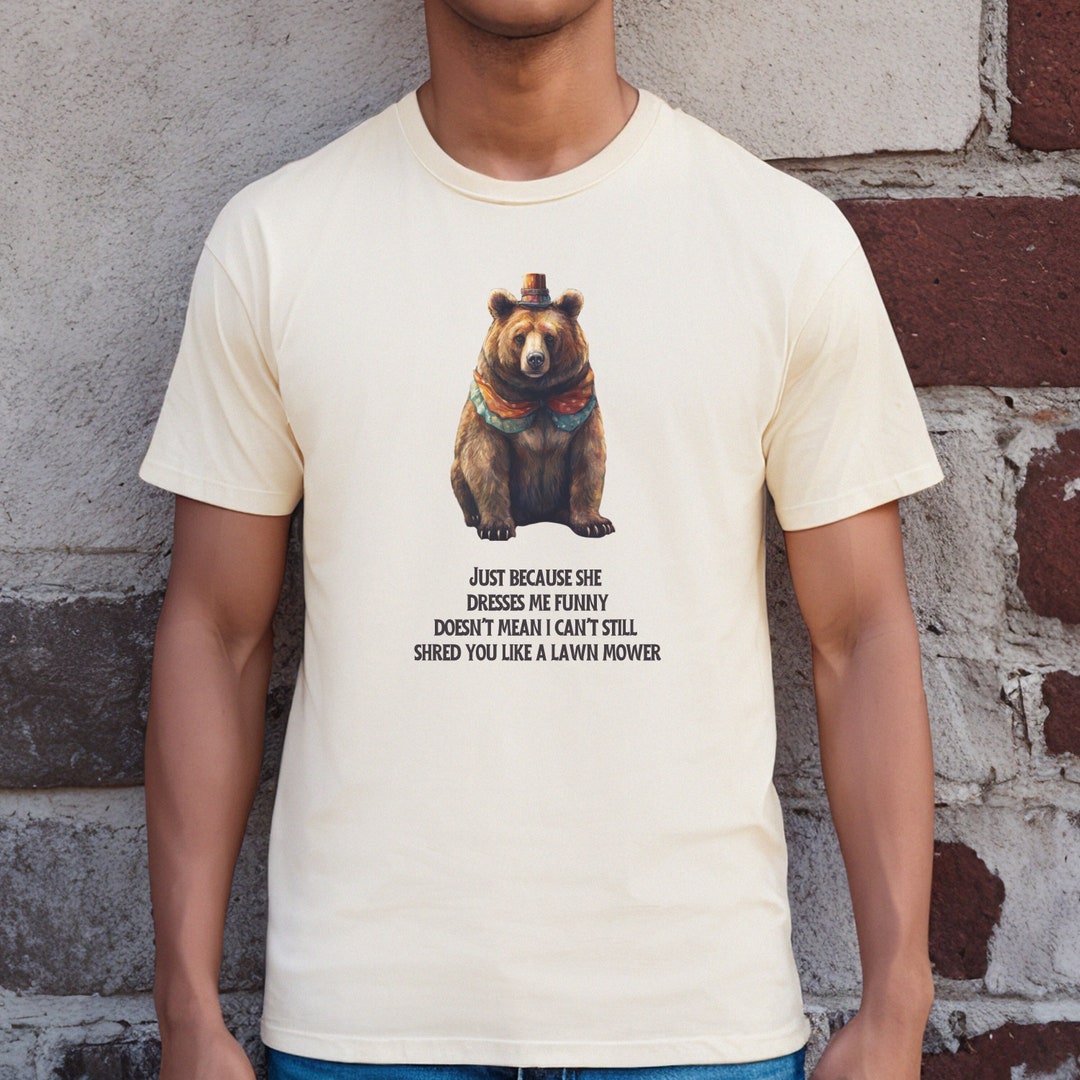 Funny Grizzly Bear T-shirt Perfect Gift for Father's Day - Etsy