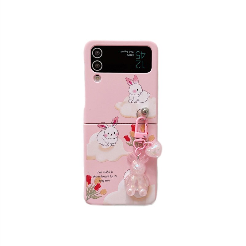  Green Cute Case Compatible with Samsung Galaxy Z flip 5 Case  Cute Kawaii Stamps Luxury PC Clear Case with Chain, Women Girly Protective  Phone Case for Z flip 5 : Cell