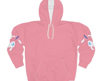 Sylveon Eevee Eeveelution Unisex hoodie met volledige print