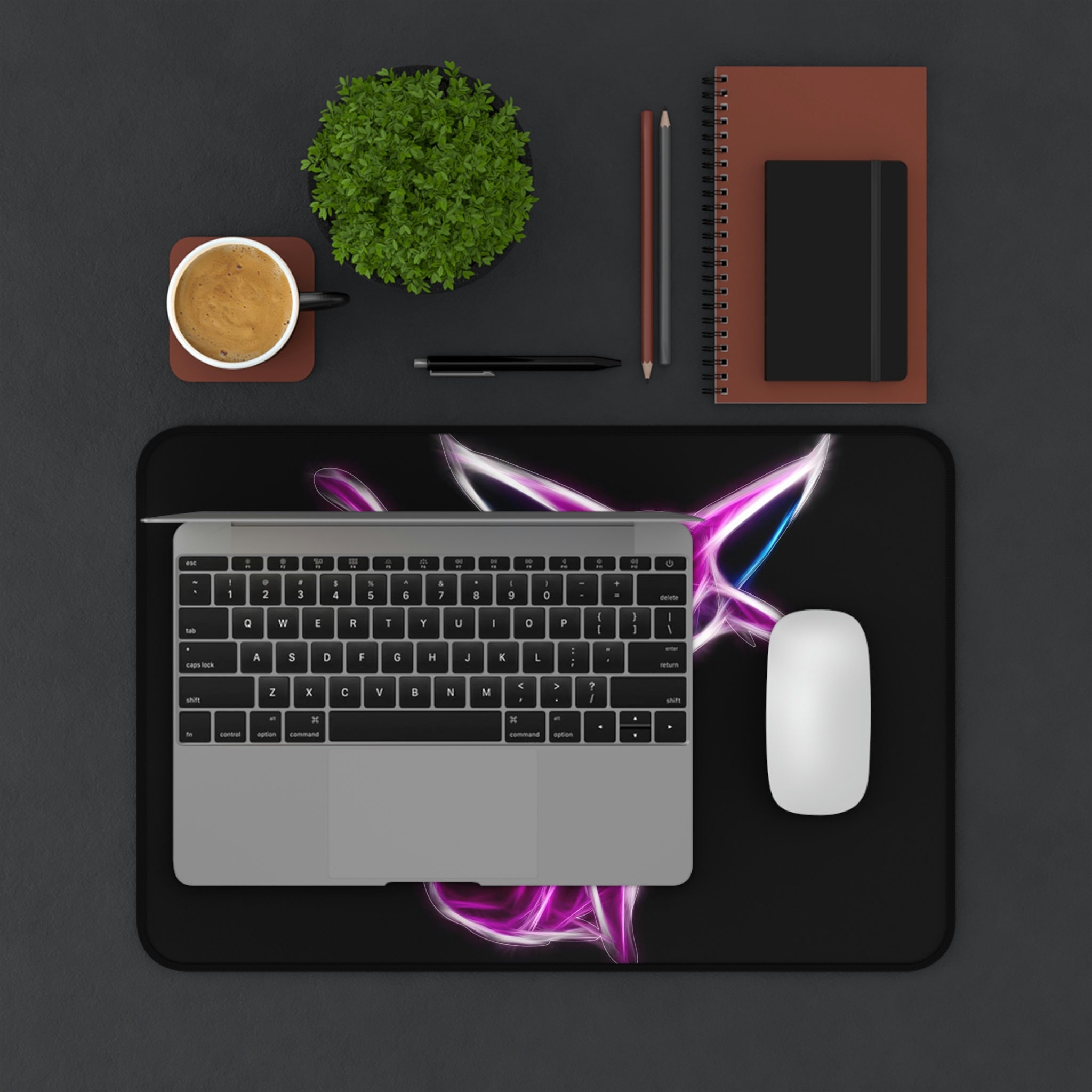 Pokemon Eevee Espeon Neon Purple Computer Gaming Mat/desk Mat Gift - Etsy