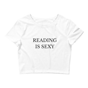 READING IS SEXY-Women’s Crop Tee
