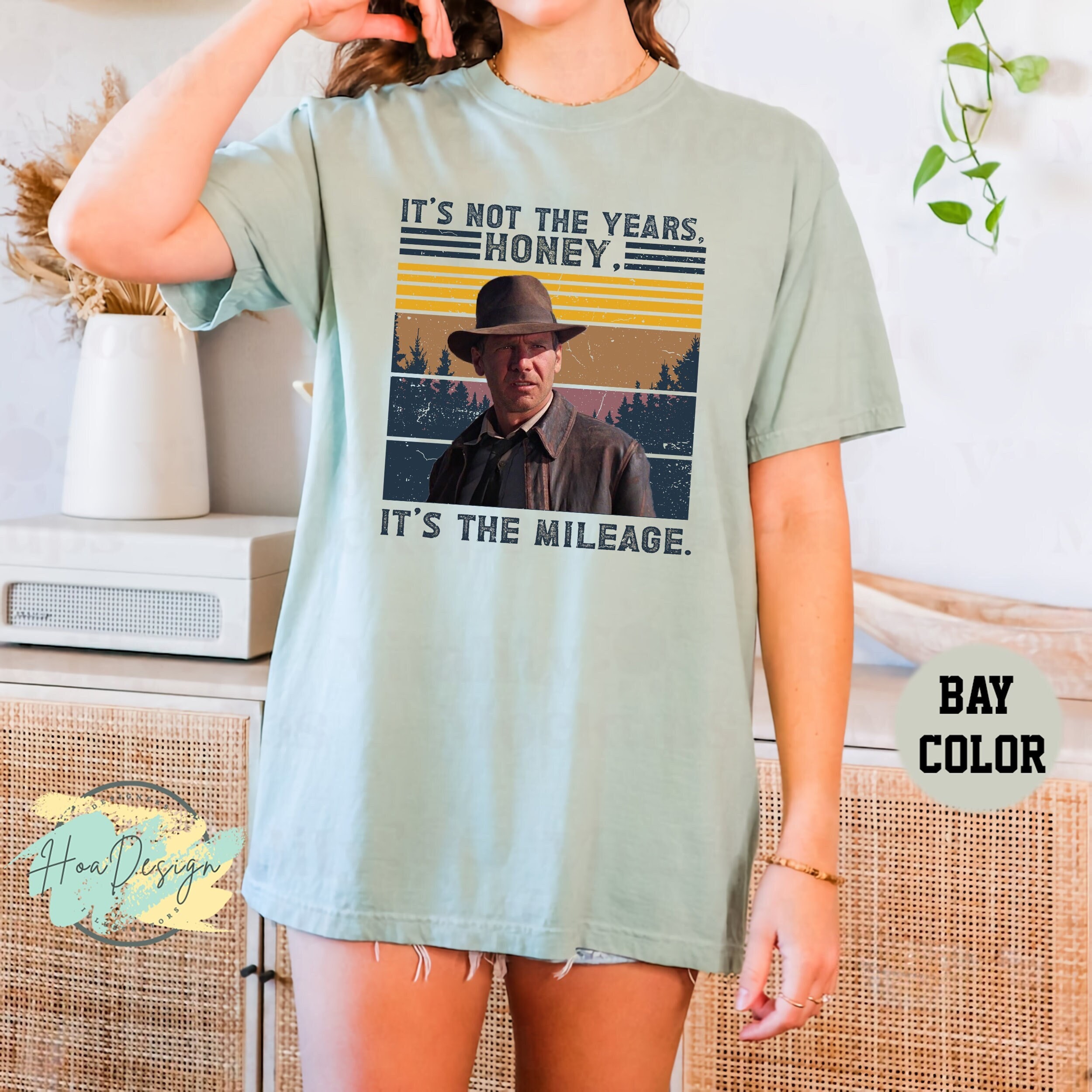 Men's Raiders Of The Lost Ark It's Not The Years Honey It's The Mileage Gold  T-shirt : Target