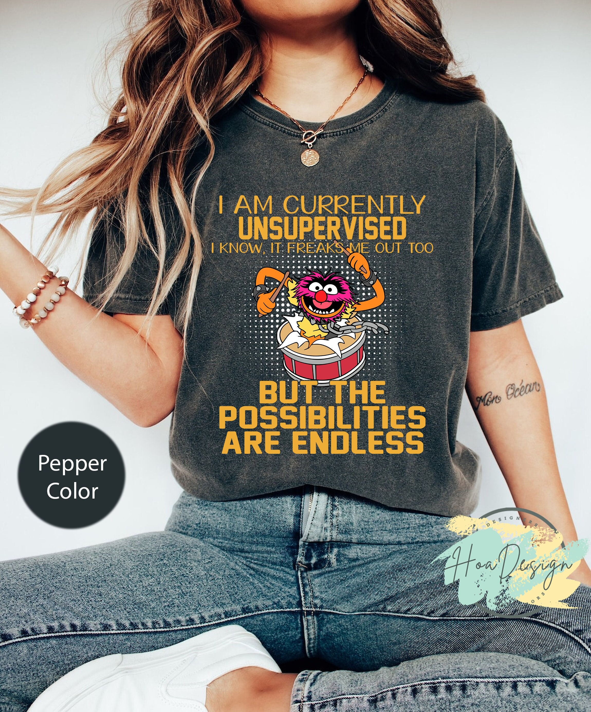 i am currently unsupervised shirt