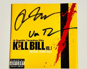 ユマ・サーマン直筆サイン入り写真 - キル・ビル、COA付き - Etsy 日本