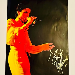 Prince Authentic Signed Calendar Photo With Certificate
