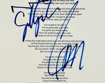 Liam Gallagher Oasis SIGNED 8