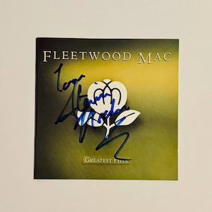 Stevie Nicks Genuine Authentic Signed CD Cover With Certificate