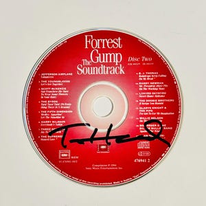 Forrest Gump Tom Hanks Authentic Signed Film Soundtrack CD With Certificate