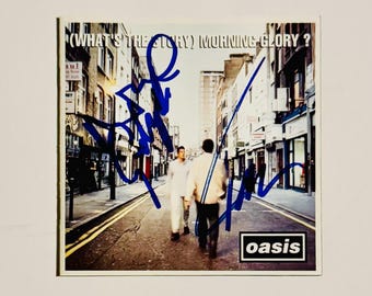Liam Gallagher Oasis SIGNED 8