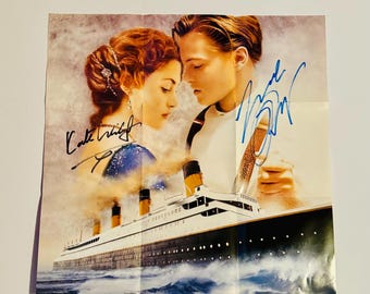 ミルヴィナ・ディーン本人直筆サイン入りタイタニック号写真 - 最後の