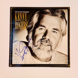Kenny Rogers Genuine Authentic Signed Album LP Cover With Certificate