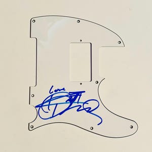 Keith Richards Authentic Signed Pickguard With Certificate