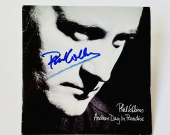 Phil Collins Genesis Signed Framed CD W/cover Photo 7x13 No Jacket