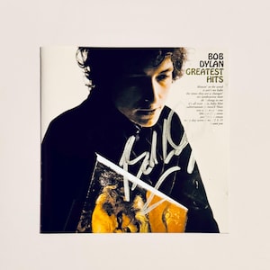 Bob Dylan Authentic Signed CD Cover With Certificate