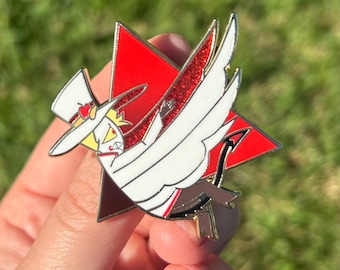 Limited Edition Falling Angel Lucifer Hazbin Hotel Enamel Pin