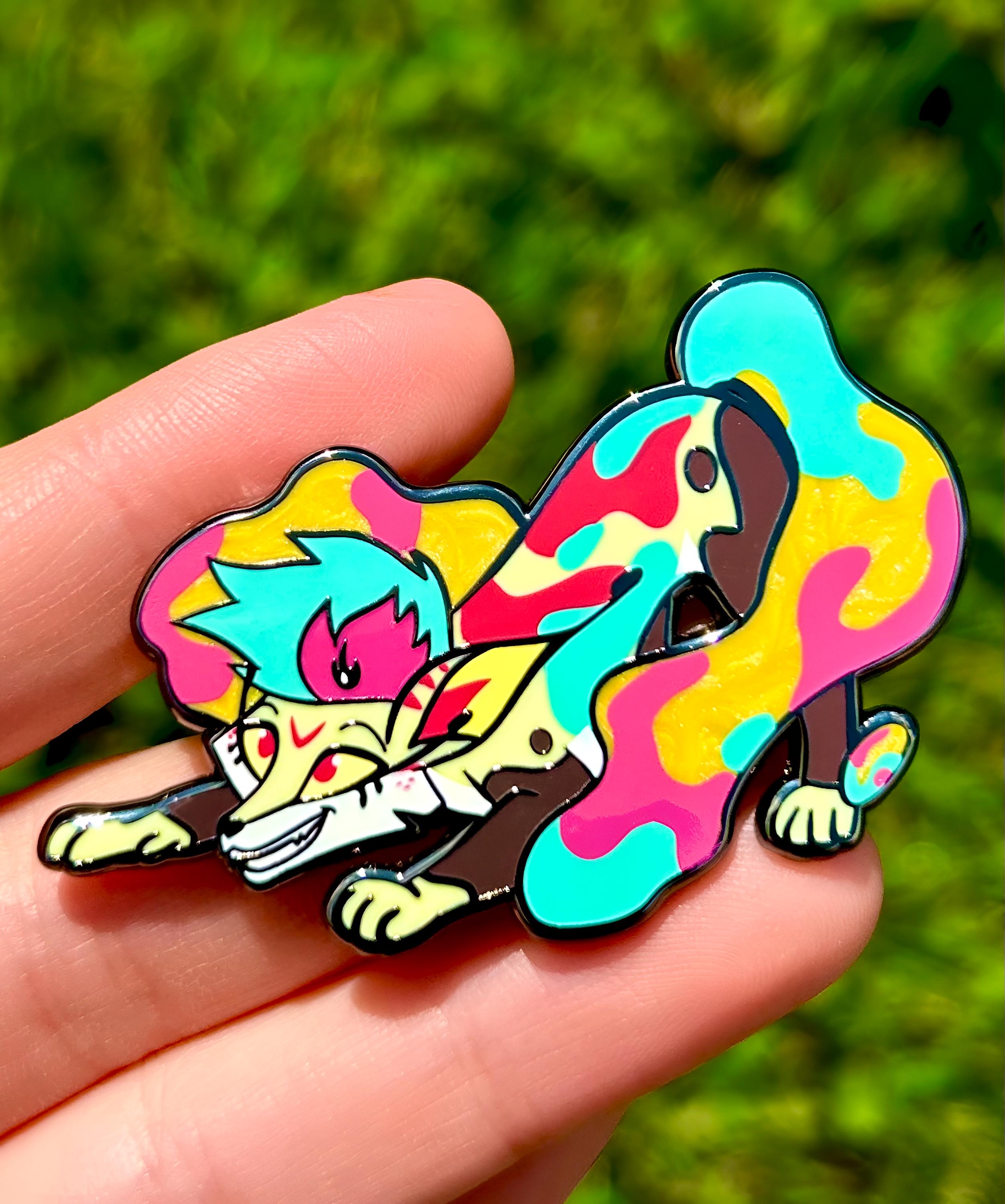 Helluva Boss Puppy Pin, Loona, Queen Bee and Vortex Enamel Pins - Etsy