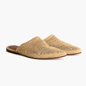 Woven Raffia Mule