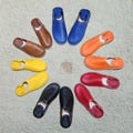 Handmade Moroccan Leather Babouche Slippers – Backless Mules for Men Women product logo