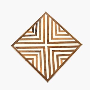 Quadratischer Nussbaum Beistelltisch - Handgefertigtes Design für moderne Eleganz in jedem Raum Bild 3