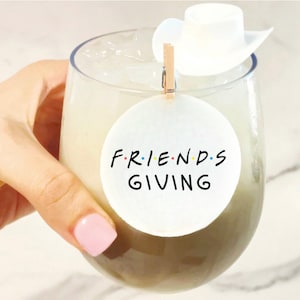 50 Ct Edible Drink Toppers: Friendsgiving Party Cocktail Garnish