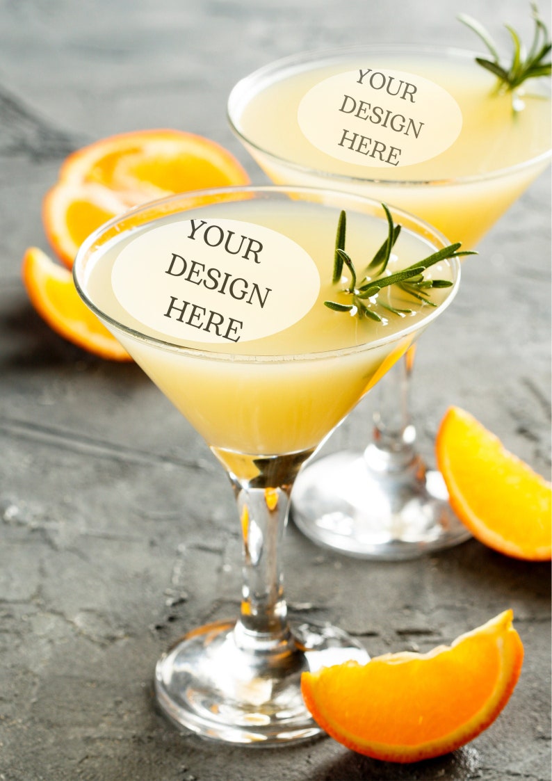 Custom edible drink topper for cocktail bar garnish decoration party favors