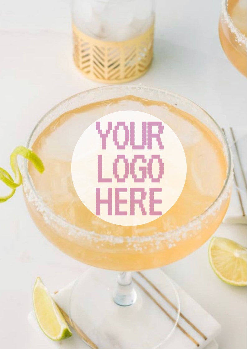 Custom edible drink topper for cocktail bar garnish decoration party favors
