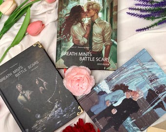Breath Mints Battle Scars Hardcover Fanfiction Book by Onyx&Elm | Dramione Healing Romance Collector Edition | BookTok Fantasy Romance Gift