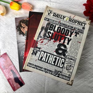 Bloody Slutty & Pathetic Hardcover Book | Dark Romance Fanfiction Collector Edition | Dramione Fanmade Fantasy Book | BookTok Romance Gift bild 4
