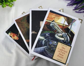 The Cadence of Part-Time Poets Hardcover Fanfic Book Set by motswolo, Remus & Sirius Fanfic, Wolfstar, Marauders Era Dark Academia Collector