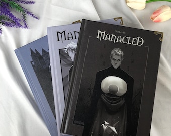 Manacled Hardcover Book – Illustrated Dramione Romance Fanfiction, Collector’s 3-Volume Edition with Illustrations | Includes Bookmark Gift