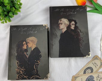 Rights and Wrongs Series Hardcover Set by LovesBitca8 | Dramione Fanfiction Rebind | Dramione Slow Burn | Dark Academia Collector Edition