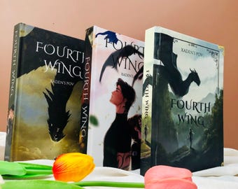 Fourth Wing Xaden’s POV Hardcover Edition | Dragon Rider Romance Fantasy Novel | Alternate Perspective Fantasy Reader Gift