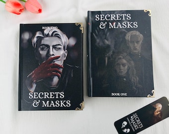 Secrets and Masks Dramione Fanbind Hardcover Set | 2 Volume Collector Edition BookTok Favorite | Slow Burn Dark Romance Fanfiction