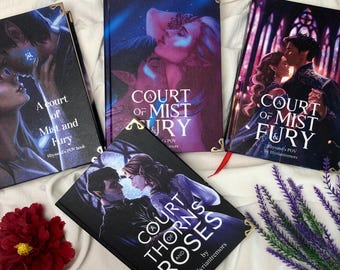 A Court of Mist and Fury Rhysand POV Hardcover Book Set | Fantasy Romance Fanfic Collector Books | Handmade Rebound Gift for Readers