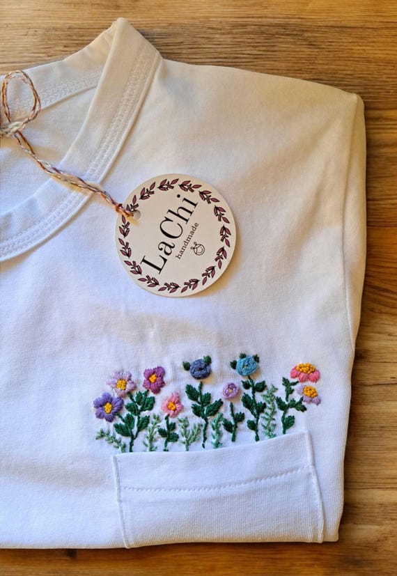 トップス tyn.TGOR Flower embroidery shirt Datura T-Shirt – Theodore Payne Foundation