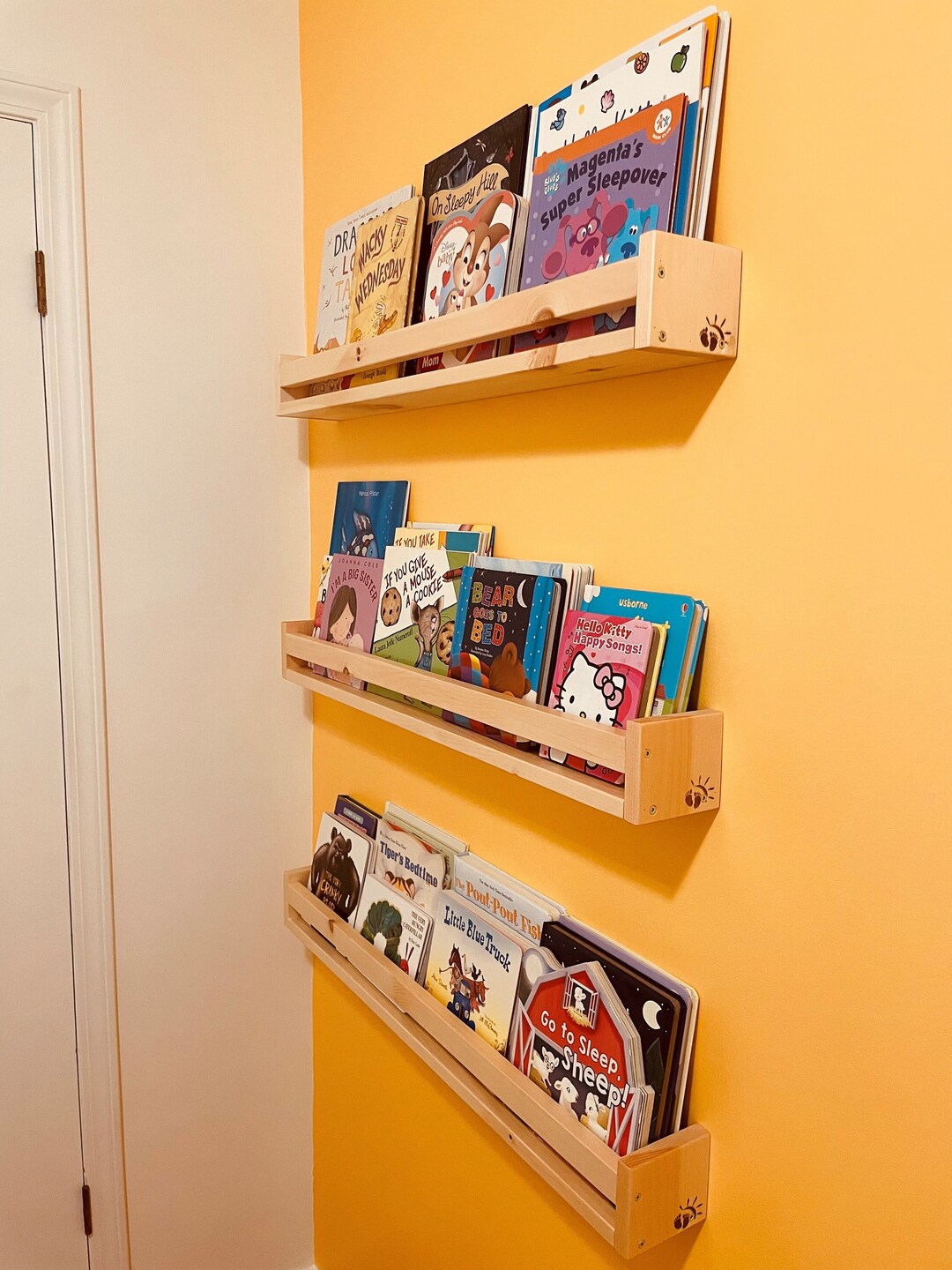 Montessori Baby&kids Room Shelf Nursery Room Childrens Bookshelf Wooden