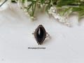 Black Onyx Marquise Ring: Handmade 925 Sterling Silver, Boho Gothic Jewelry product logo