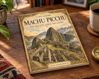 Mini-geschiedenisboek over Machu Picchu, Inca-rijk, thuisonderwijs PDF (digitale download)