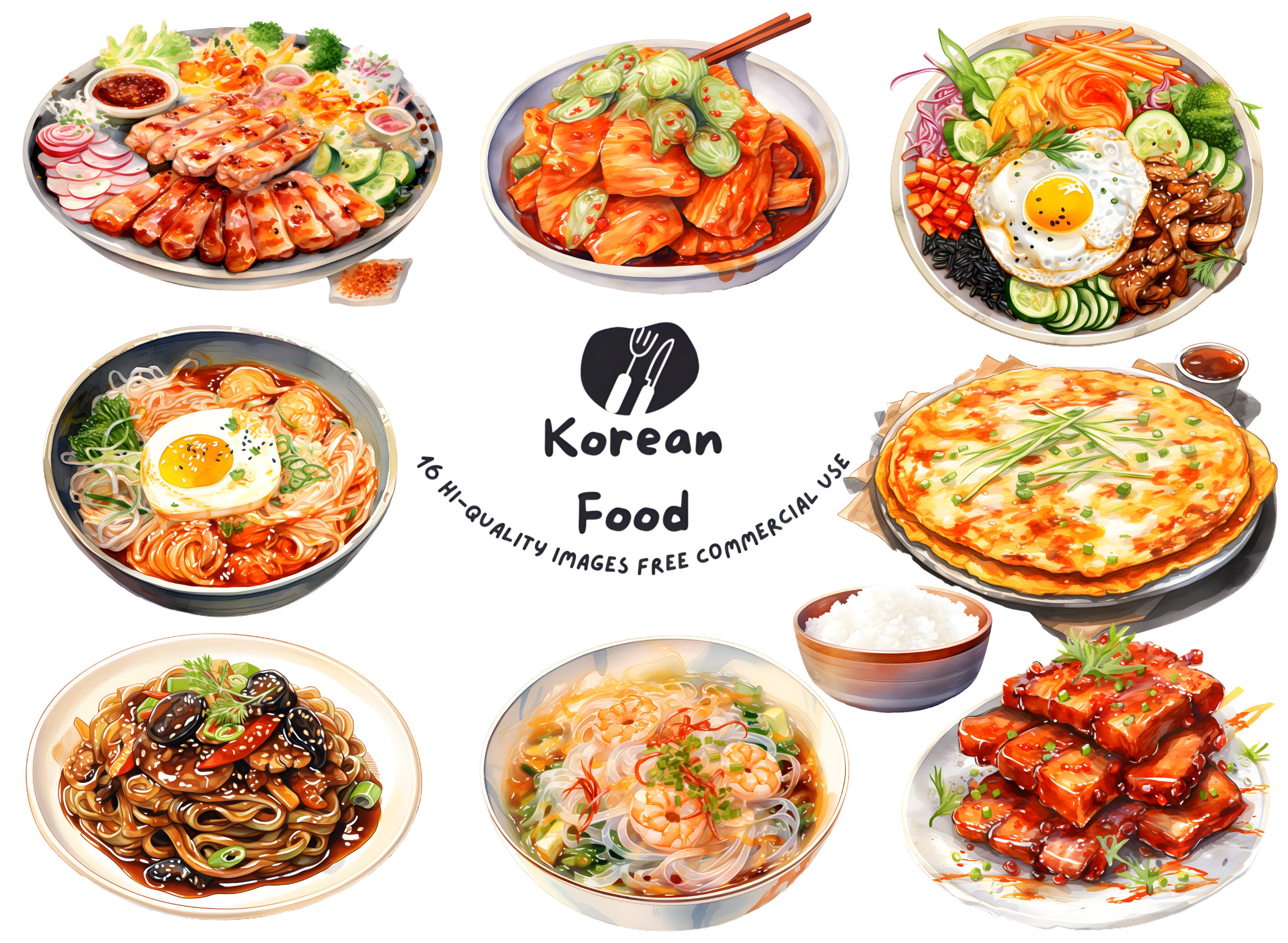 Korean Food Clipart 