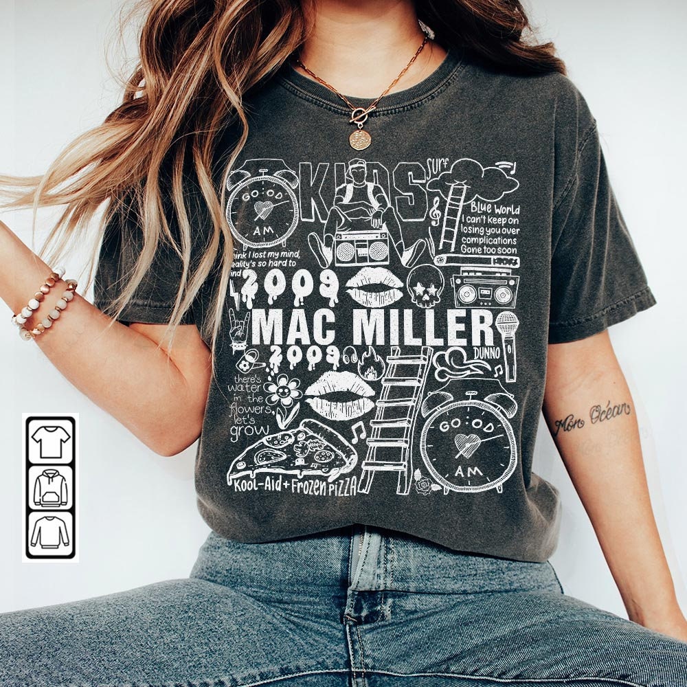 MAC MILLER POP ART HIGH QUALITY HOODIE / SWEATSHIRT – OldSkool Shirts
