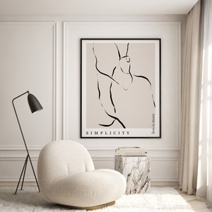 Modern line poster fine line print abstract lines print modern abstract lines minimal art line neutral color print aesthetic line stripe art