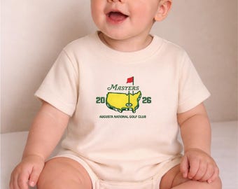 Pelele para bebé del Masters 2026 del Augusta National Golf Club, body para bebé del torneo de golf, regalo de recuerdo para recién nacidos