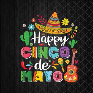 Glücklicher Cinco De Mayo Png, De Mayo Mexikanische Fiesta Png, Sublimationsdesign