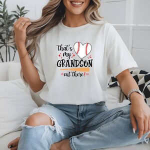 That's My Grandson Out There Svg, Baseball Grandma Svg, Mother's Day ...