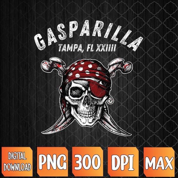 Gasparilla 2024 Pirate Festival Tampa FL Gasparilla 2024 PNG, Sublimation Design