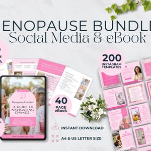 Social Media Templates For Menopause, Perimenopause Guide, Hormonal Coaching Instagram, Functional Nutrition, Women Health Holistic Wellness