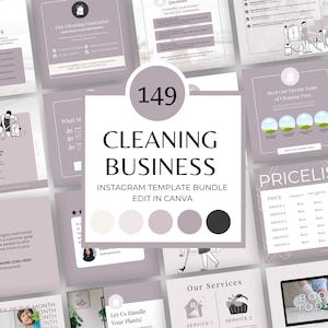 House Cleaning Company Instagram Post, Template for Social Media Home Cleaner, Residential Housekeeper, Cleaning Service
