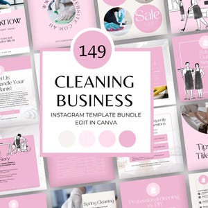 House Cleaning Company Instagram Post, Template for Social Media Home Cleaner, Residential Housekeeper, Cleaning Service