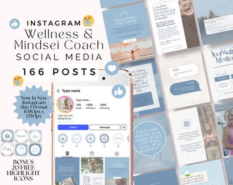 Social Media Post Template for Wellness Healing, Editable Canva Designs, Holistic Instagram Content Bundle, Sound Healing